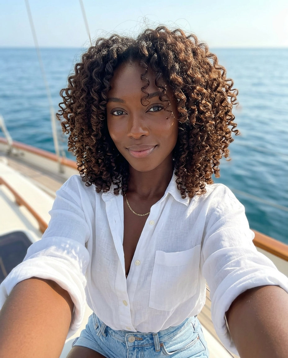 Effortless Natural Hair Wash-and-Go 2026 long natural hair wash-and-go with deep brown, rich black, and glossy sheen for effortless radiance