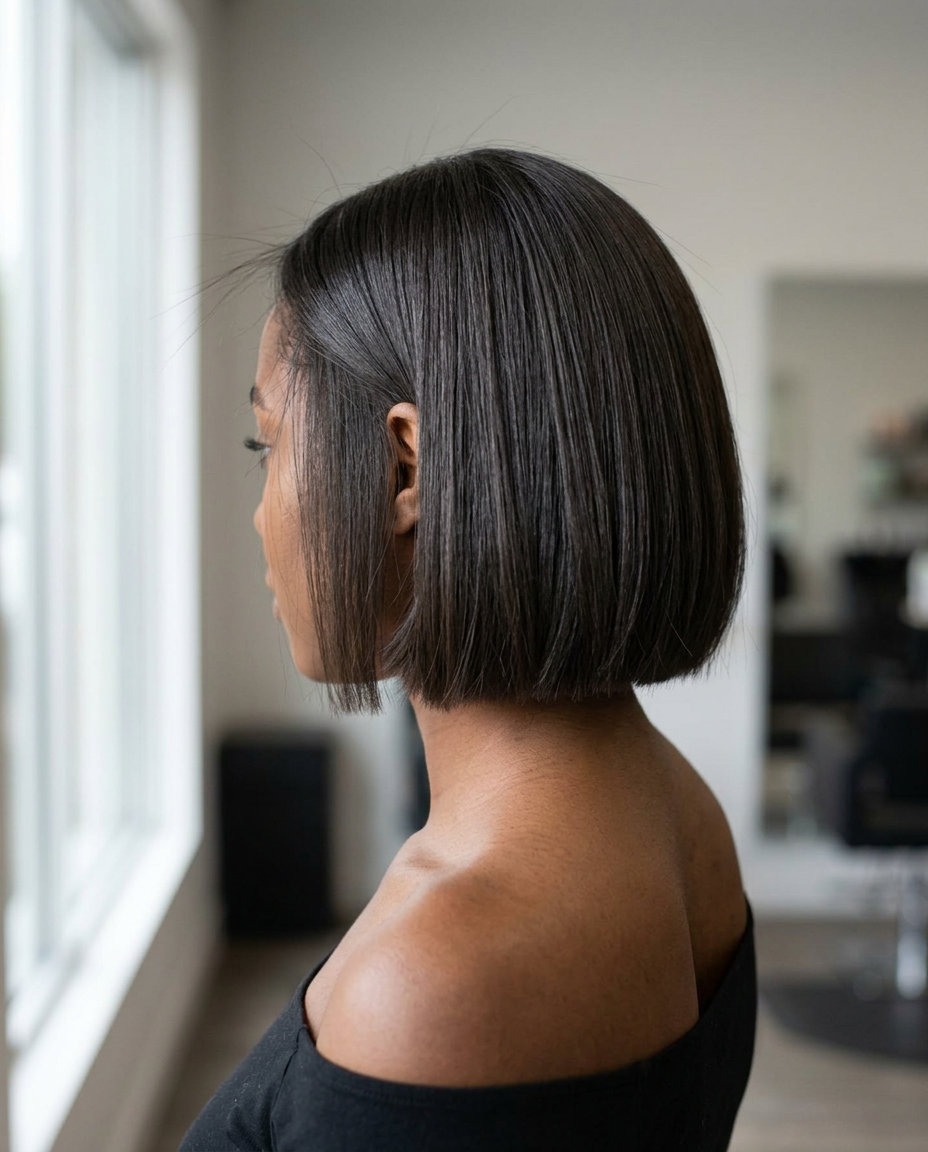 Deep Espresso Textured Bob 2026 short textured bob haircut with deep espresso ash undertones for summer