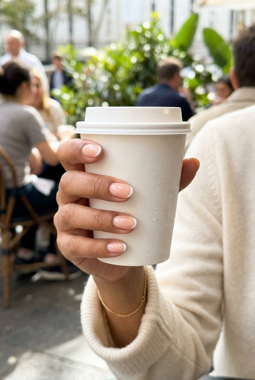 Easy Summer Nails 2026: Peach Fuzz French Subtle Peach Fuzz French: Easy summer nails 2026 for a clean-girl, polished, and understated daily look.
