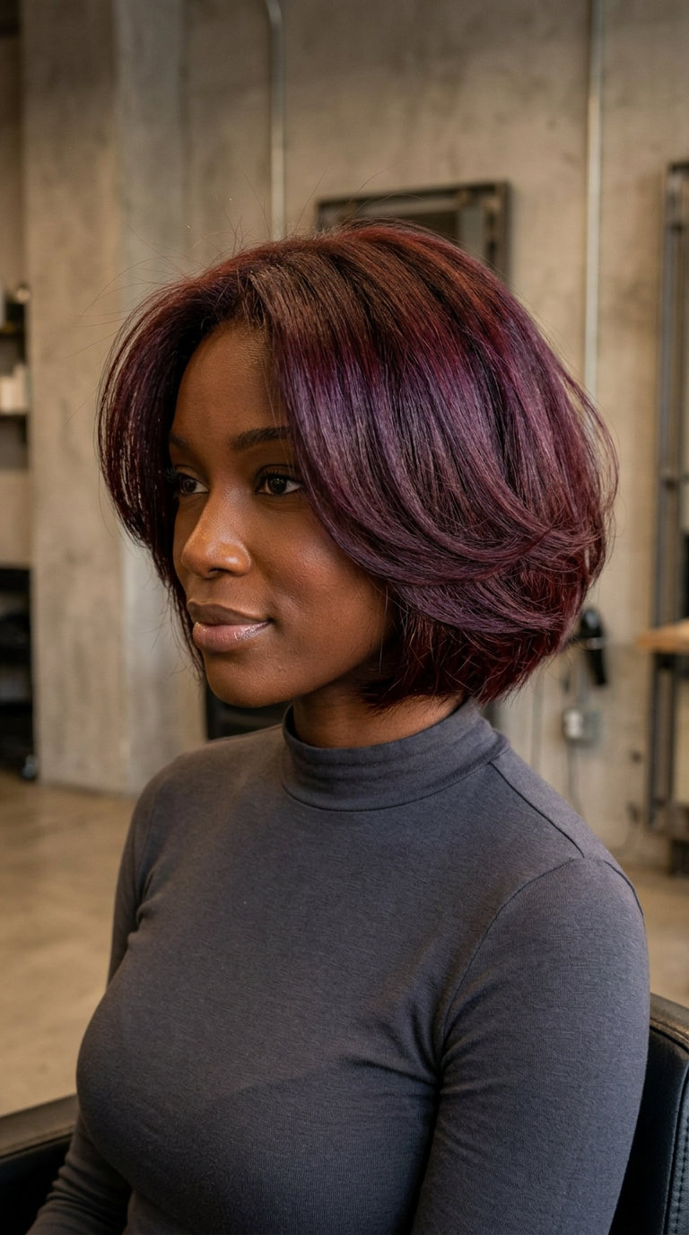 modern summer short haircuts 2026 - The Cherry Cola Italian Bob outfit idea