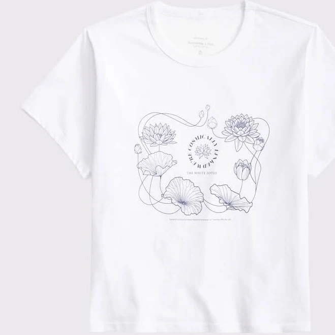 top Abercrombie & Fitch Women's Lotus Graphic Short-Sleeve Tee Abercrombie & Fitch $24.99