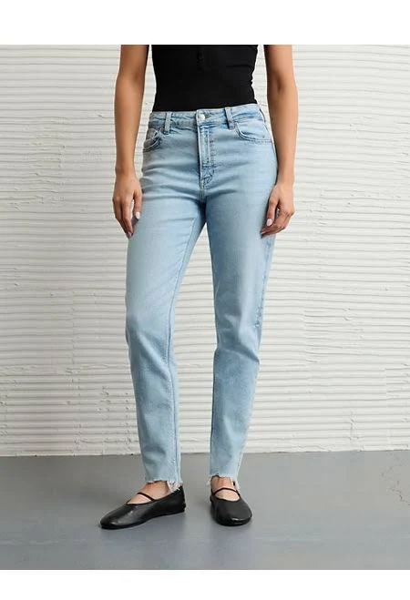 bottoms AE Women's Stretch Mom Jeans American Eagle Outfitters $24.99