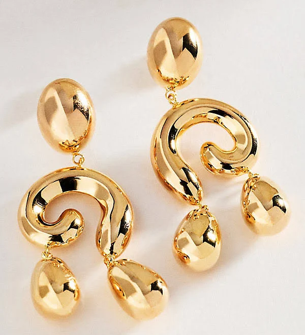 accessory Anthropologie Sculptural Deco Drop Earrings Anthropologie $32.95