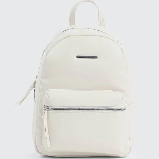 bag Ardene Women's Faux Leather Backpack in White Ardene $8.97