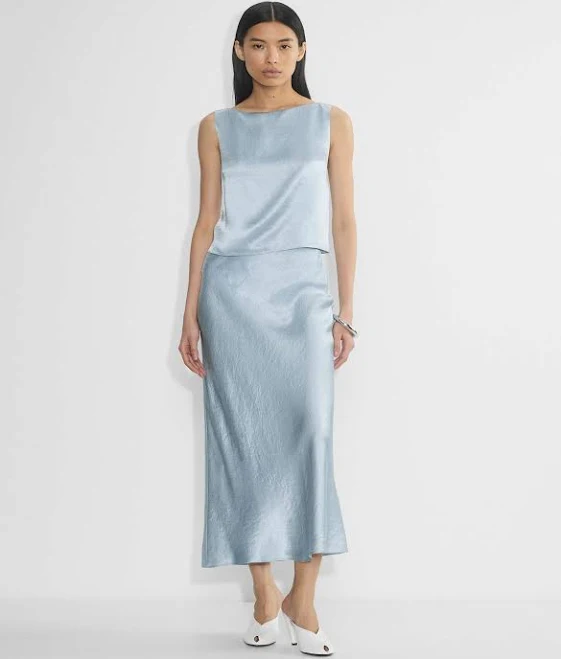 skirt Aritzia Babaton Slip Satin Maxi Skirt Aritzia $98