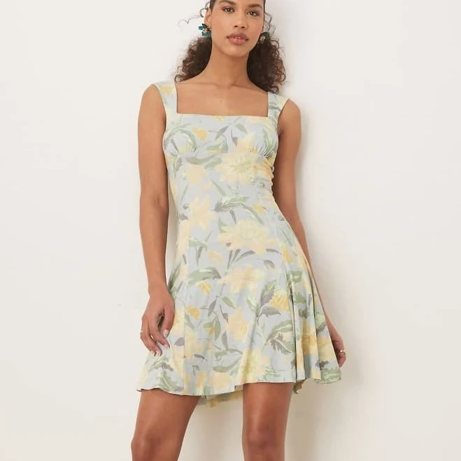 dress ASOS DESIGN Square Neck Flare Mini Dress ASOS $20.89
