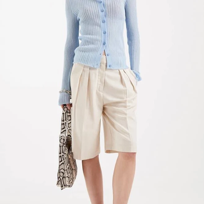 shorts ASOS Tailored Linen Bermuda Shorts ASOS $44.99