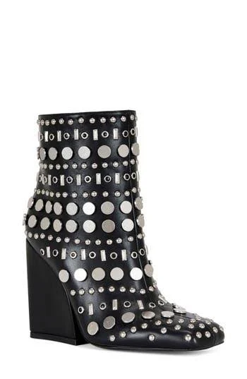 shoes Azalea Wang Women's Fletcher Studded Block Heel Ankle Booties Nordstrom Rack $84.97