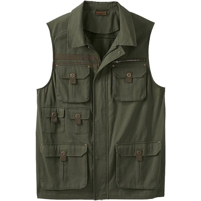 outerwear Boulder Creek Men's Big & Tall 9-Pocket Twill Utility Vest Kohl's $102.59