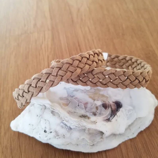 accessory Braided Faux Leather Bracelet Etsy - Seller $14