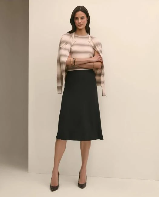 skirt Brooks Brothers Women's Matte Jersey Skirt Brooks Brothers $198