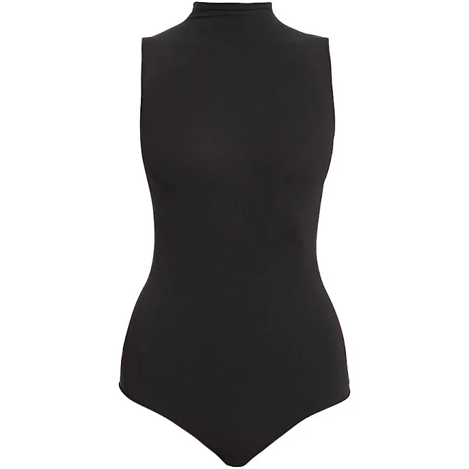 top Commando Women's Ballet Mockneck Sleeveless Bodysuit Saks Fifth Avenue $118