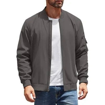 outerwear COOFANDY Men's Lightweight Bomber Jacket Target $27.08