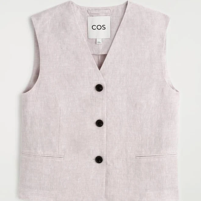 vest Cos Women's Linen Vest COS US $129