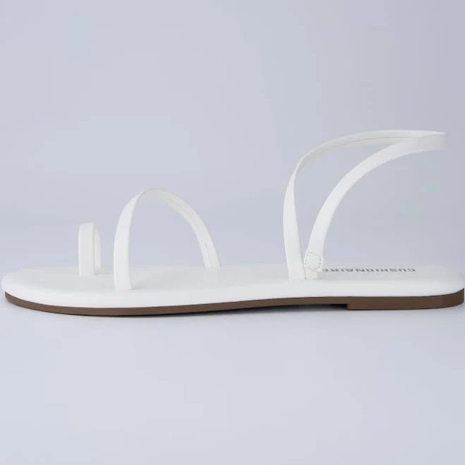 shoes Cushionaire Women's Chai Strappy Flat Sandals Cushionaire $34.99