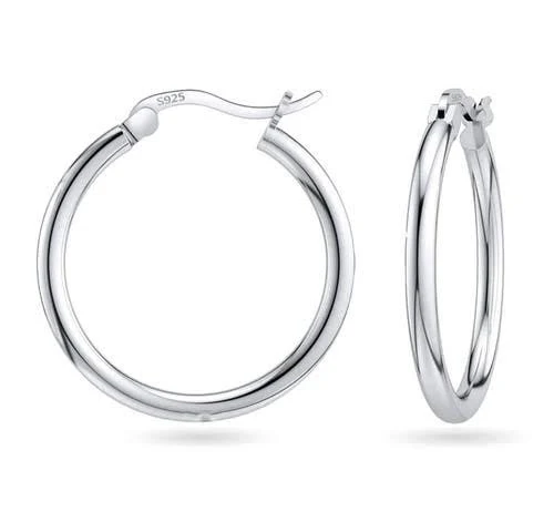 accessory Donatello Gian Sterling Silver Hoop Earrings Nordstrom $44.99