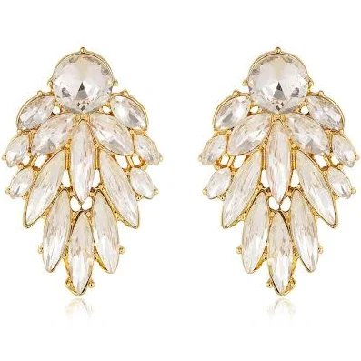 accessory Ettika 18k Gold Plated Crystal Chandelier Earrings Ettika $55