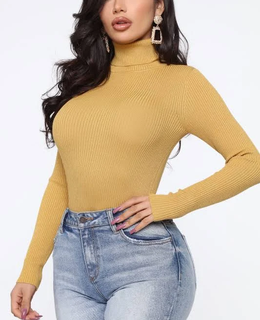 top Fashion Nova Women's Tara Turtle Neck Sweater Fashion Nova $7.98