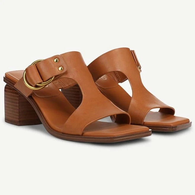 shoes Franco Sarto Women's Roux Block Heel Slide Sandals Franco Sarto $89.99