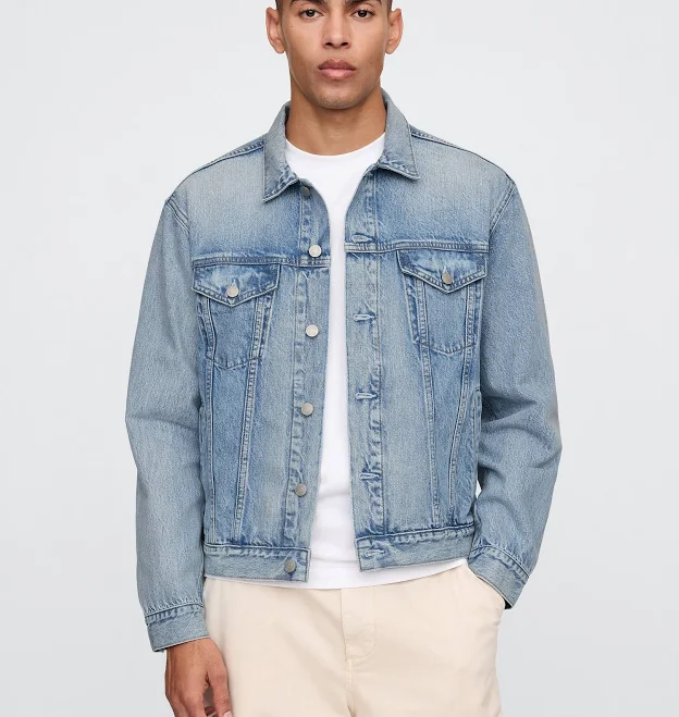 jacket Gap Men's Icon Denim Jacket Gap Factory $35.99