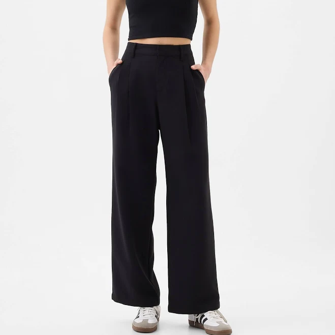 bottoms Gap Women's Easy Crepe Trousers Gap Factory $44.99