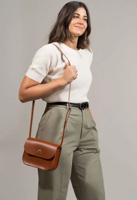bag Handmade Leather Crossbody Bag Etsy - VillageLeathers $112.93