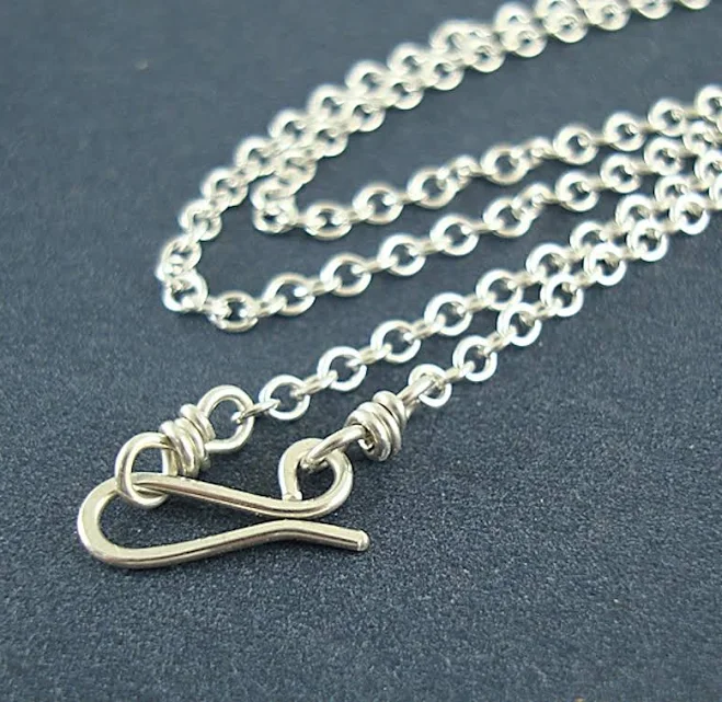accessory Handmade Silver Cable Chain Necklace Etsy - Seller $25.05