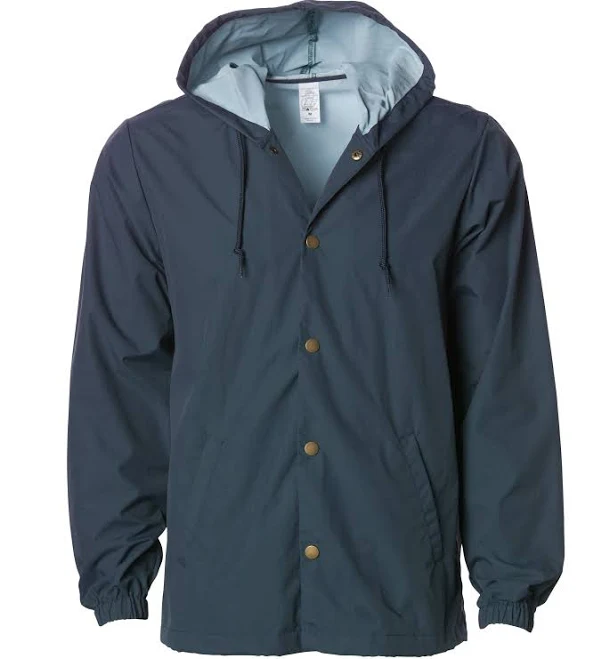 windbreaker Independent Trading Co. exp95nb Men's Water-Resistant Hooded Windbreaker Independent Trading Company $44