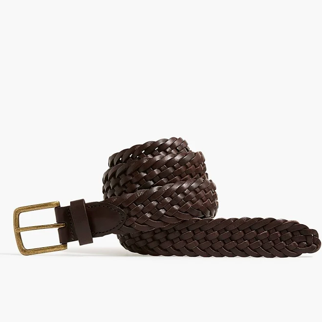 accessory J.Crew Men's Braided Leather Belt J.Crew Factory $39.5