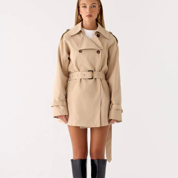 trench coat Jackie Mini Trench Coat Peppermayo - US $60