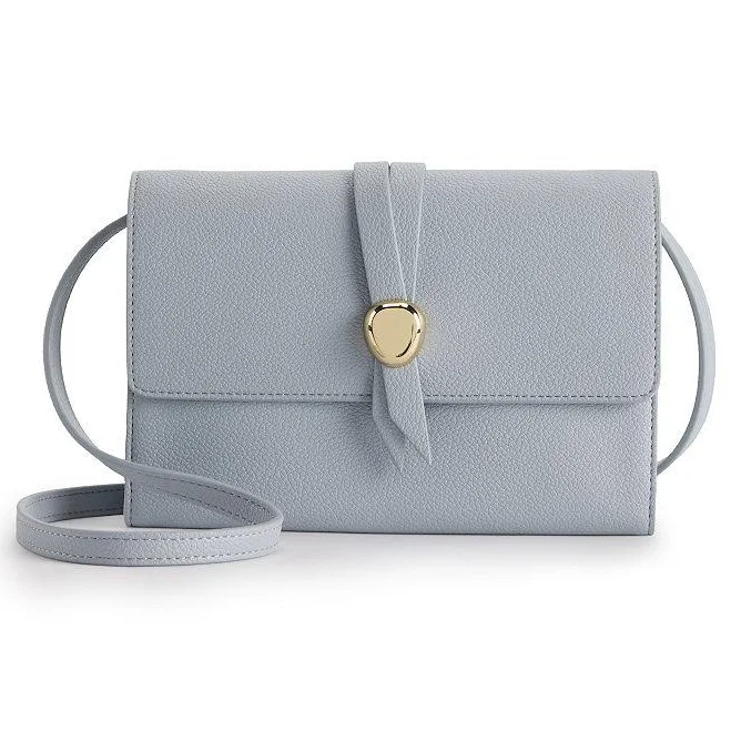 bag LC Lauren Conrad Natalie Crossbody Bag, Pearl Blue Kohl's $19.2