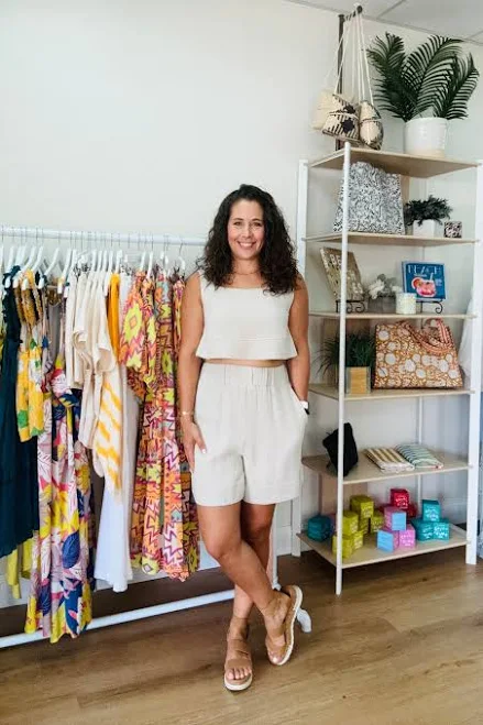 matching set Linen Shorts & Crop Set Southern Sunday $87.49