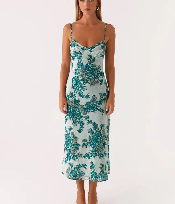 floral print outfits Love Song Floral Midi Dress Peppermayo - US $90