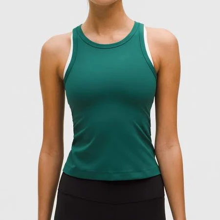 top lululemon Align Waist-Length Racerback Tank Top - Size 0 - Storm Teal lululemon $29