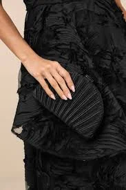 bag Lulus Satin Pleated Hard Clutch lulus.com $31.2