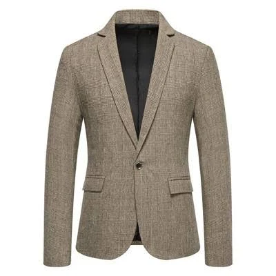 blazer Men's Slim Fit Checkered Plaid Blazer Target $51.99