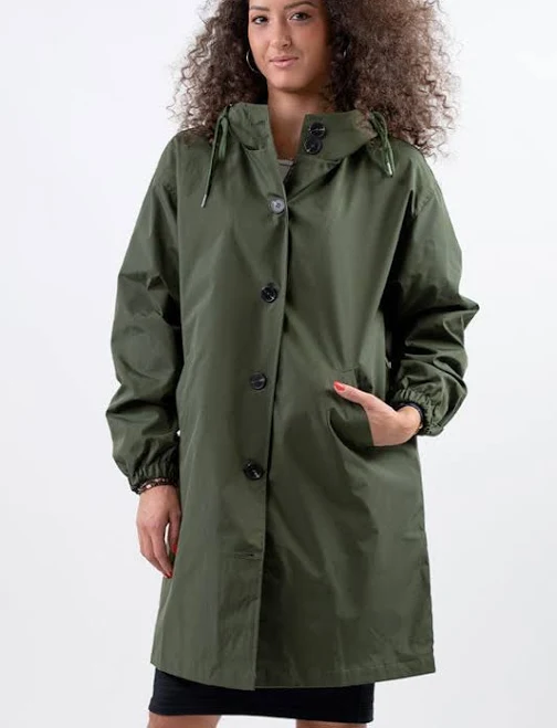 windbreaker Olive Green Windbreaker by Wjacket 100% Polyester Jacket WJacket $59