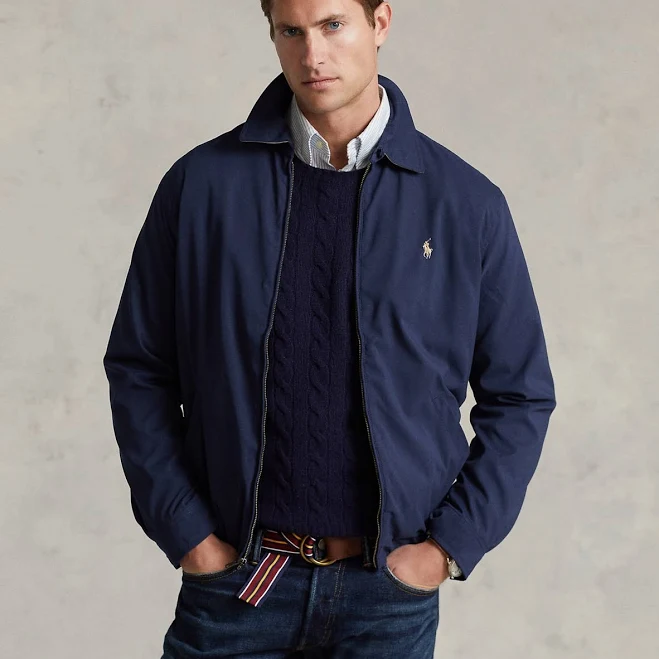 windbreaker Polo Ralph Lauren Men's Bi-Swing Windbreaker Jacket Macy's $129.5