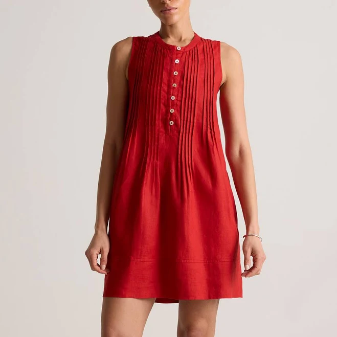 dress Quince Women's Sleeveless European Linen Swing Dress Quince $64