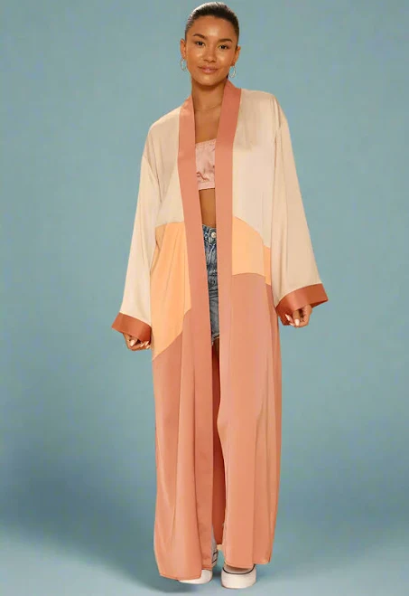 longline duster Sunset Kimono Spot $34.5