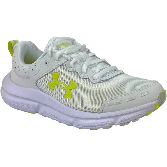 shoes Under Armour Charged Assert10 Women's Running Shoes White Sonic Yellow eBay - signature_concepts $59.39