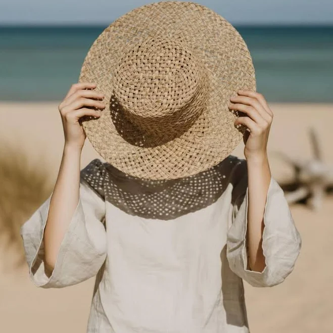 accessory Women's Boho Wide Brim Straw Panama Sun Hat Etsy - Seller $55.99
