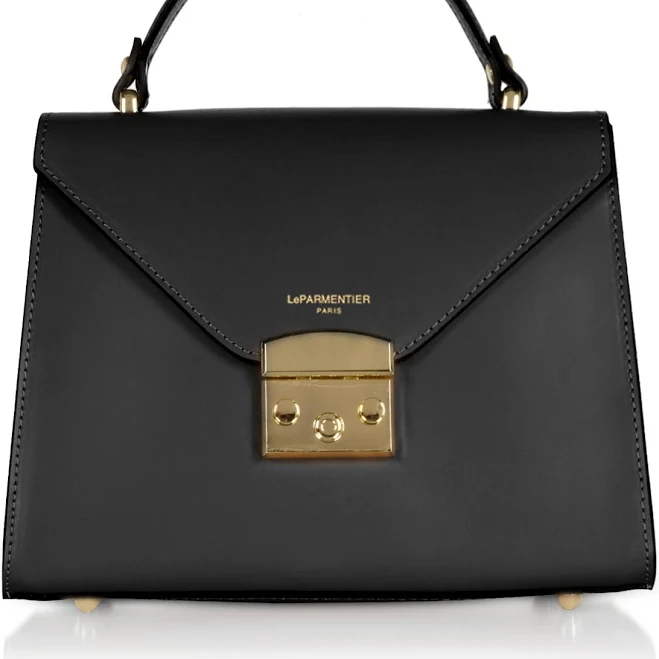 bag Women's Peggy Leather Top Handle Satchel Bag LeParmentier Paris $345