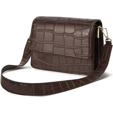 bag Women's Vegan Leather Crossbody Bag with Adjustable Strap Walmart - HongJianTing $43.11