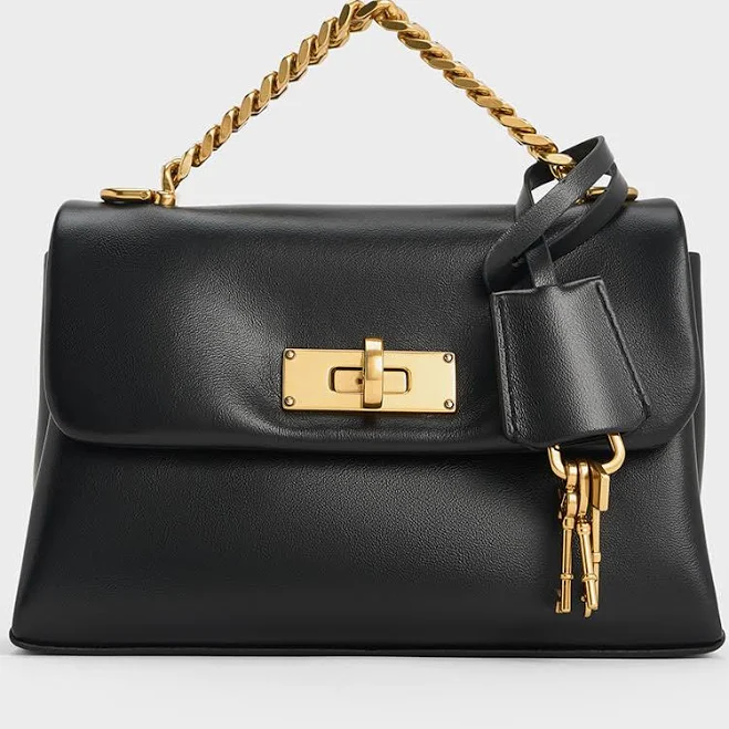 Charles & Keith Mini Kerry Chain-Handle Crossbody Bag
