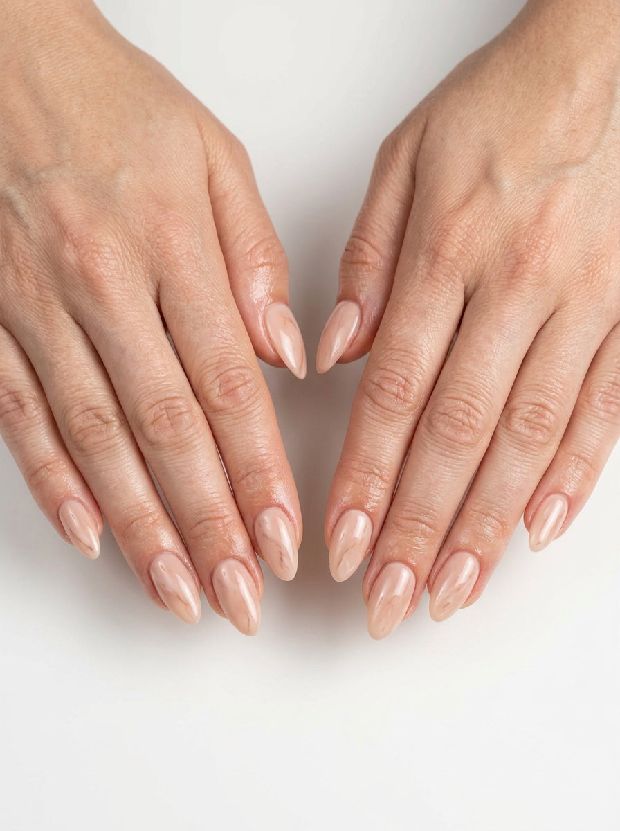Pale blue velvet finish nails for summer classy nails 2026. Long coffin nails in pale blue with a deep velvet matte finish.