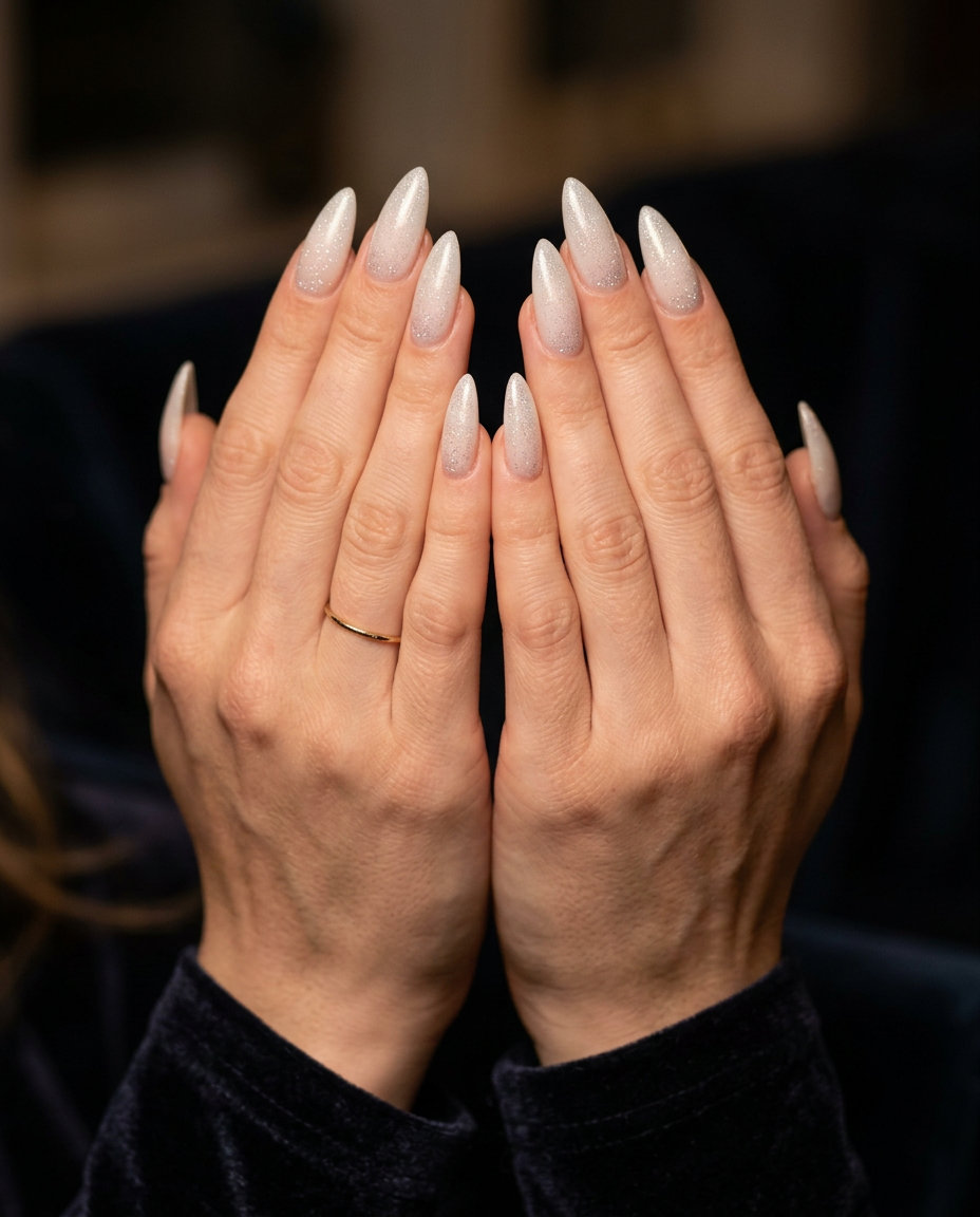Velvet Nude Square Nails 2026 | Sophisticated Work Style Velvet nude sophisticate square nails for trending summer nails 2026, ideal for work and business meetings.