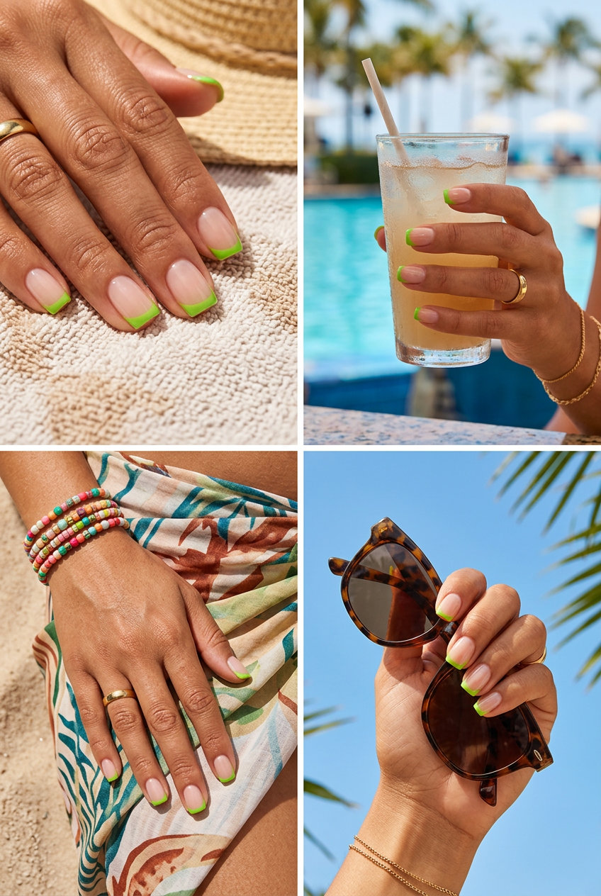 vacation nails summer 2026 outfit idea - fashion styling inspiration