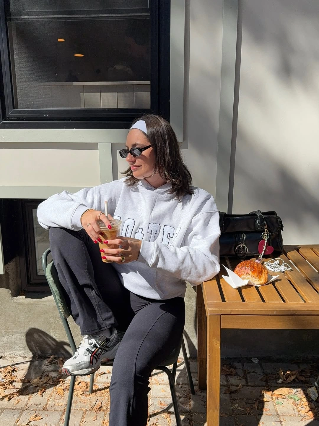 comfy fall outfits 2026 Coffee Runs Made Better With Hoodies And Flared Leggings