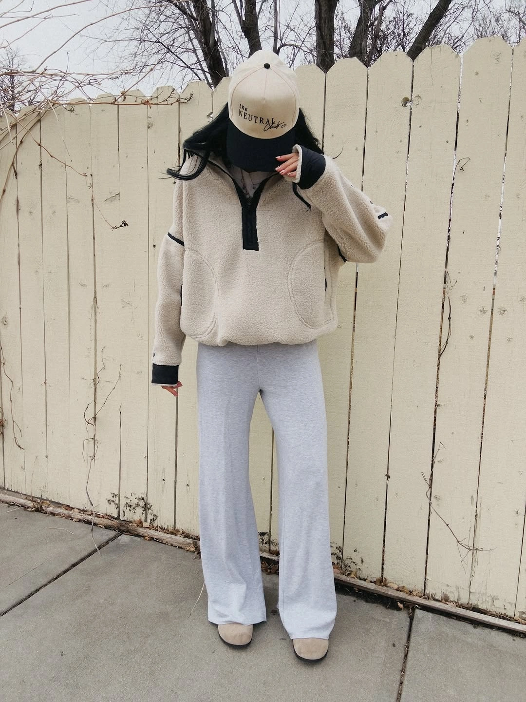 cozy & chic autumn outfits for women 2026 Neutral Fleece Layers That Never Go Out of Style